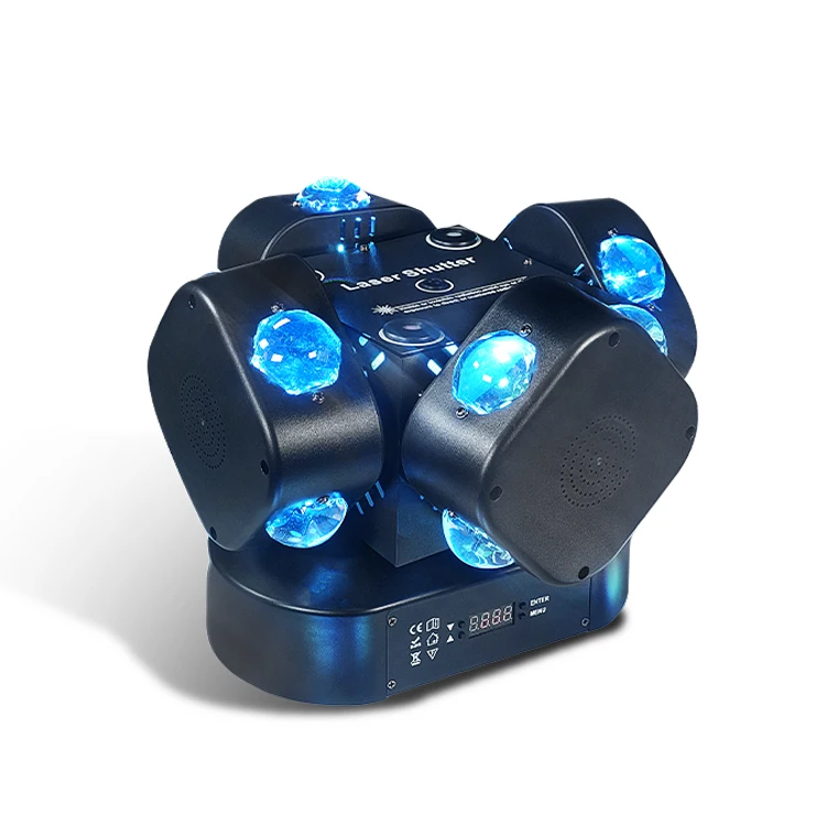 RGBW 4in1 RGB лазерный эффект DMX Светодиодный луч стробоскоп движущийся головной свет