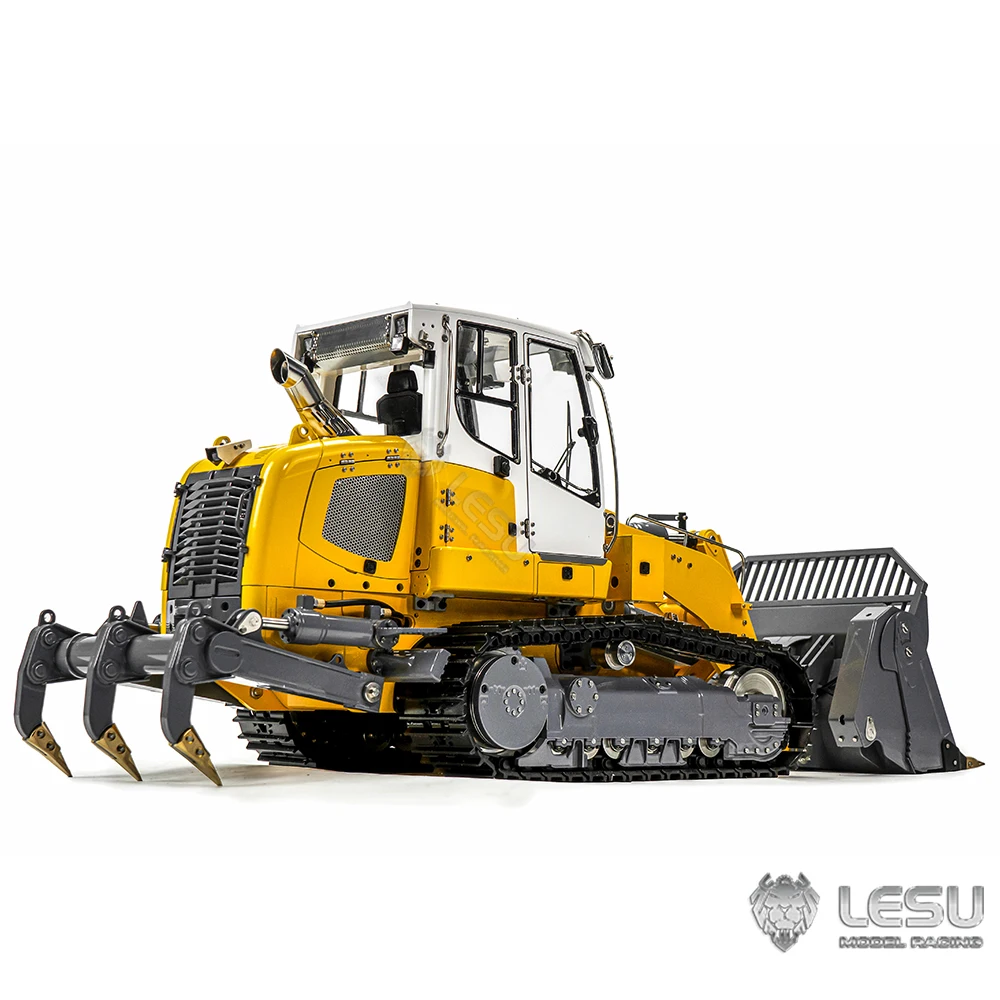In Stock Gifts LESU 1/14 636 Updated Hydraulic Tracked RC Loader Metal Rear Tail Light Toucan Toy Earth Mover TH20450
