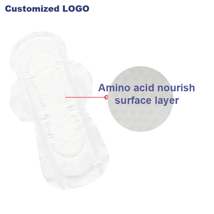 Women Pads Feminine 18 Kinds of Amino Acids Nourish Surface Sanitary Napkin Pad