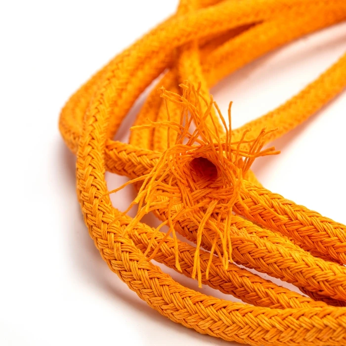 Round Paper String Flat Braided Handle Rope/cord For Paper Bag