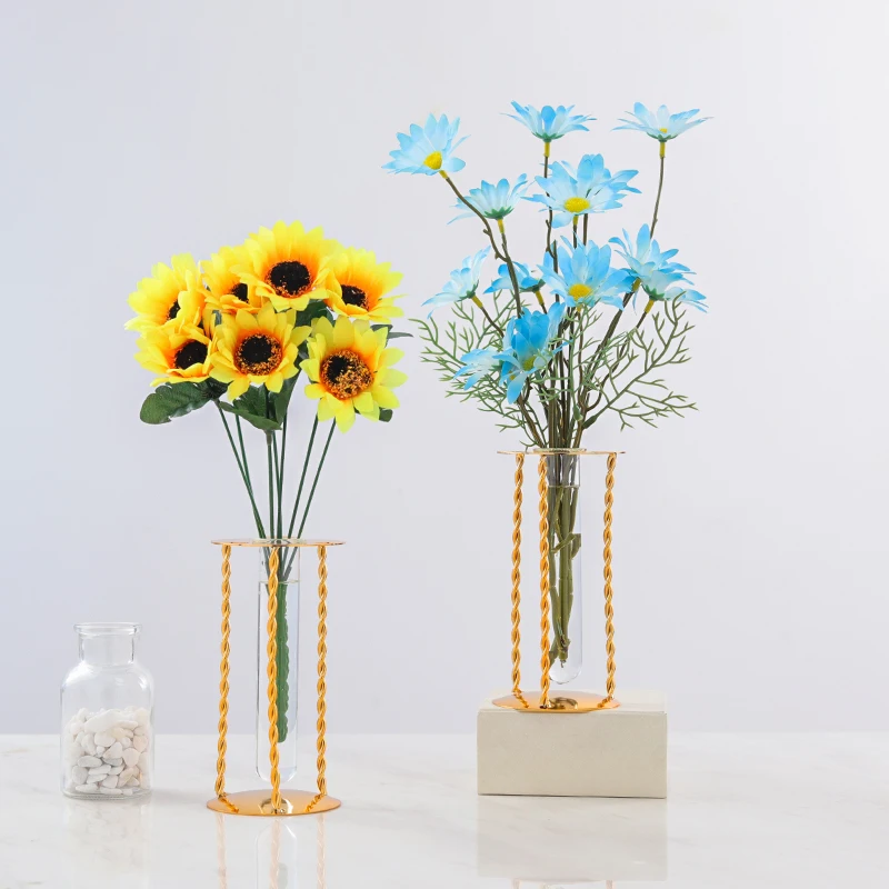 Creative aquatic plant container ornaments office desktop green radish hydroponic glass vase simple and modern