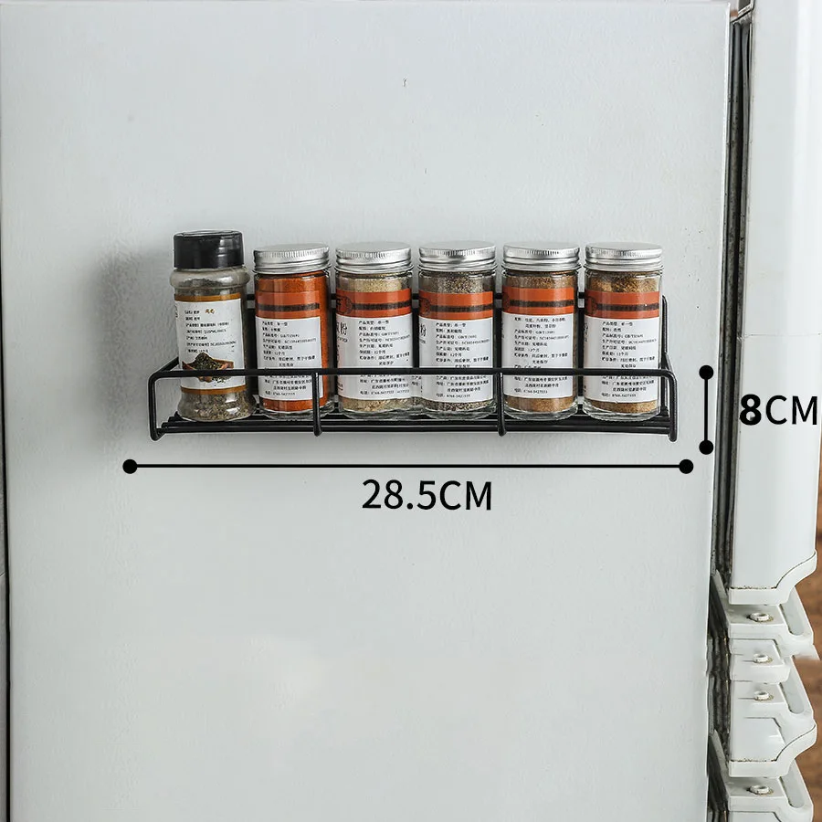 Magnetic Fridge Shelf For Kitchen Spice Organizer Magnetic Shelf