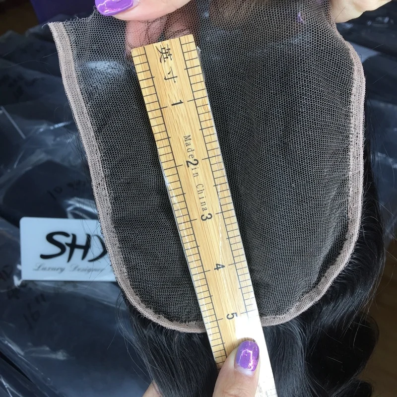 Shy Wholesale Vendor Hd 5*5 Closure With Bundles Cuticle Aligned Virgin Hair Transparent Lace Closure On Sale