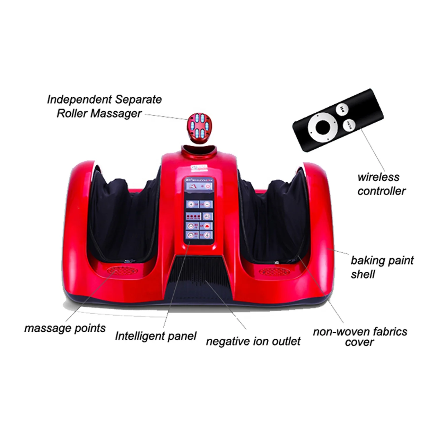 Goods in Philippines Hot Full Foot Calf and Leg Massage Electric Portable Heated Beautician Shiatsu Air Compression Function