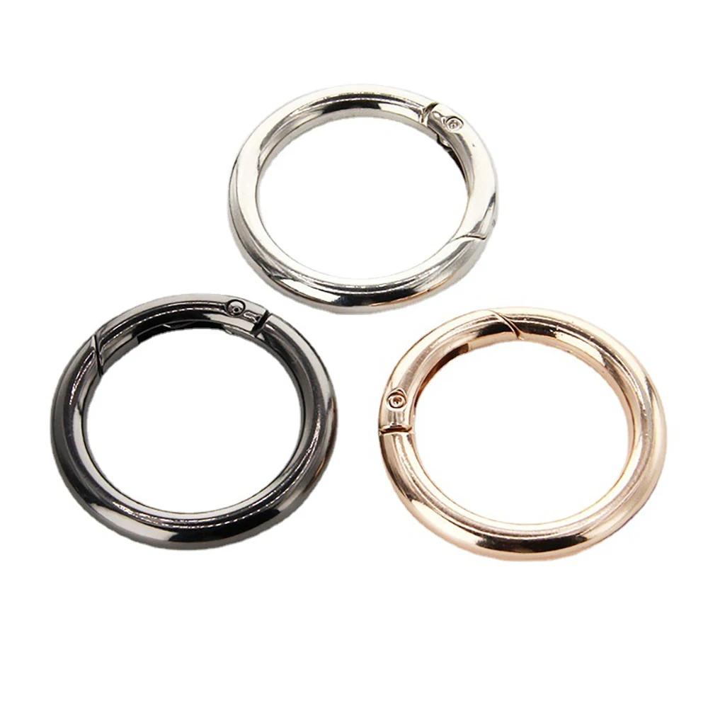 O-style Metal Wire Buckle DIY Accessory for Belt & Bags Handcrafted Metal O Ring