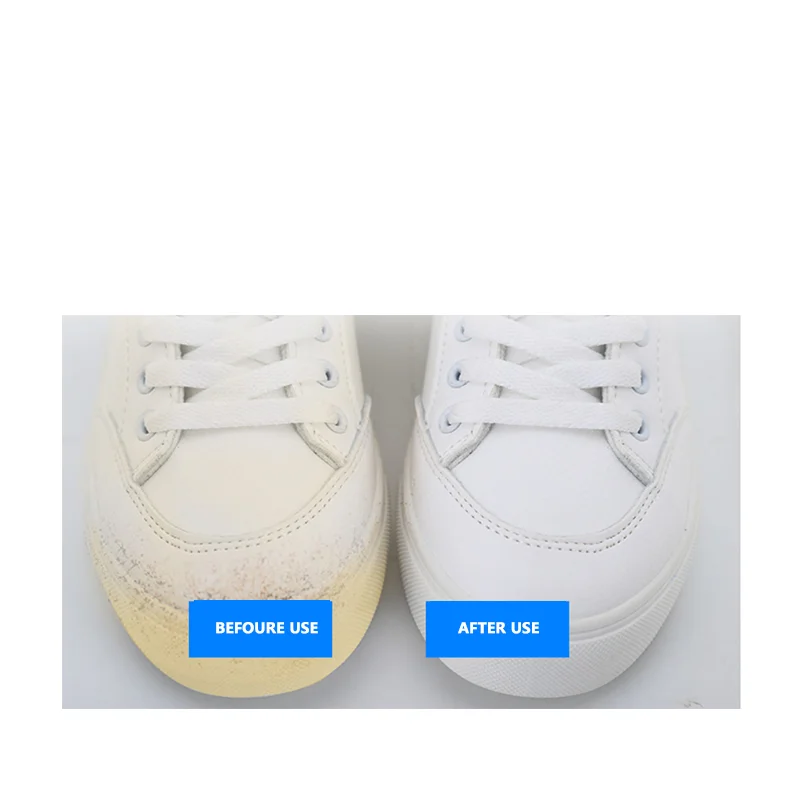 Губчатый аппликатор белого цвета для кроссовок и спортивной обуви, жидкий лак для отбеливания