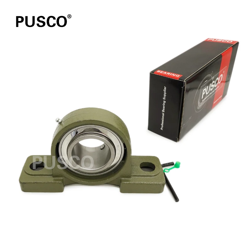 PUSCO Thickened Cast Iron Universal Bearing UCP210 GCr15 Insert Bearing Inch Shaft Bearing For Mining Metallurgy UCP207 UCP210