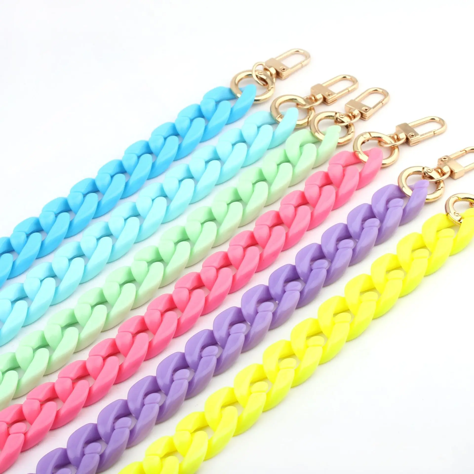 JC bag chain resin diy creative handmade acrylic phone jewelry cell phone anti-drop chain