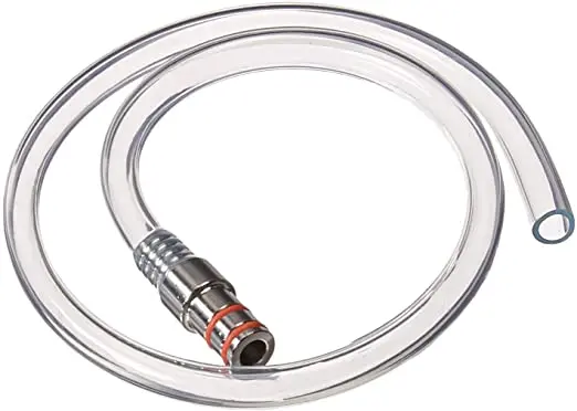 Push fit growler filler for beer tap tube double O-ring jug