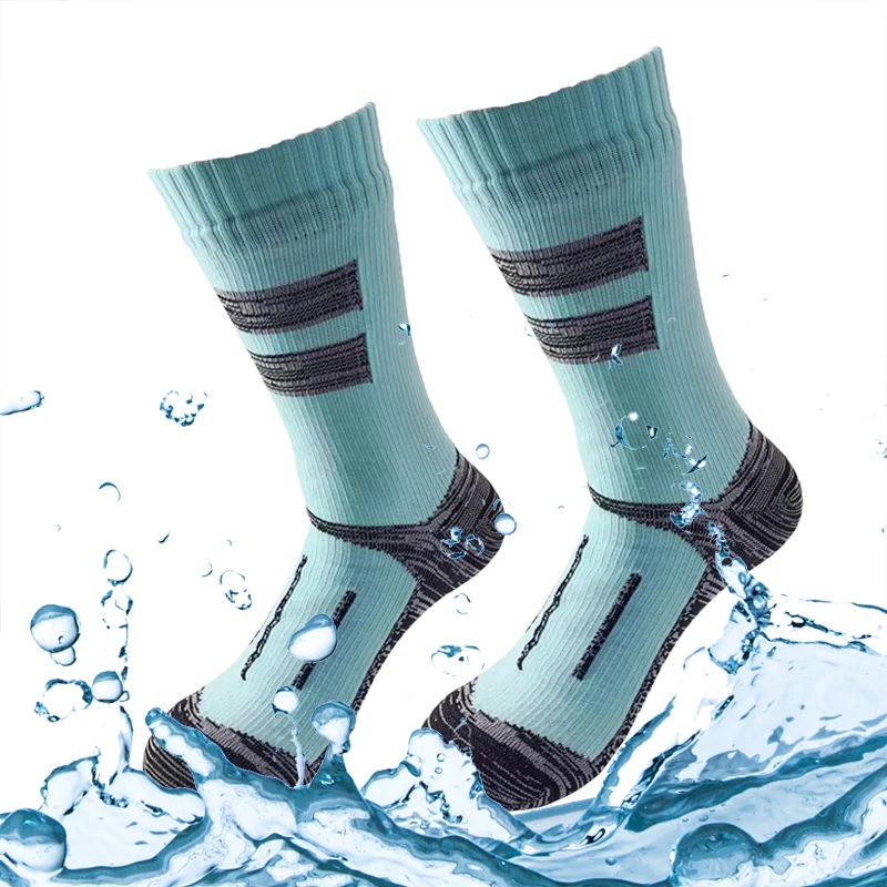DIBEIREN Waterproof Socks Breathable WUDU Waterproof Socks for Muslim  Outdoor Running Riding Sport Men Woman Socks
