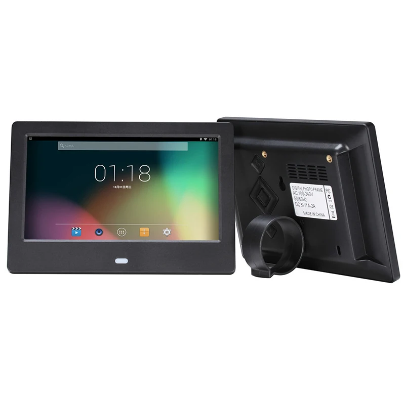 Оптовая продажа заводская цена Bluetooth 7 дюймов цифровая фоторамка android wifi с