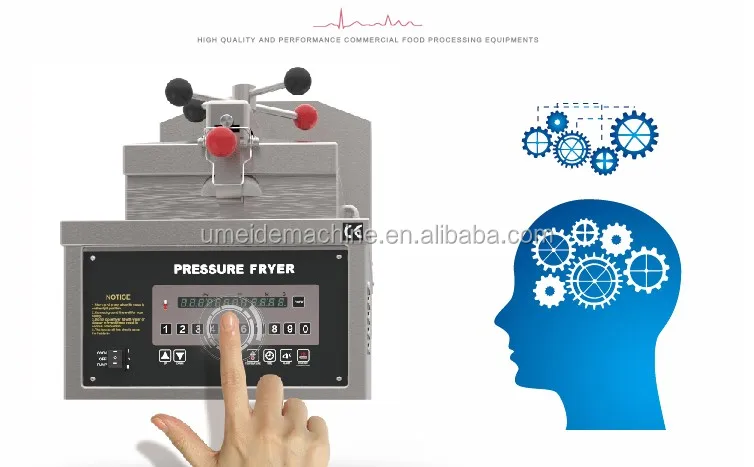 
Fried chicken fish meat henny penny 800 KFC broaster pressure deep fryer gas 