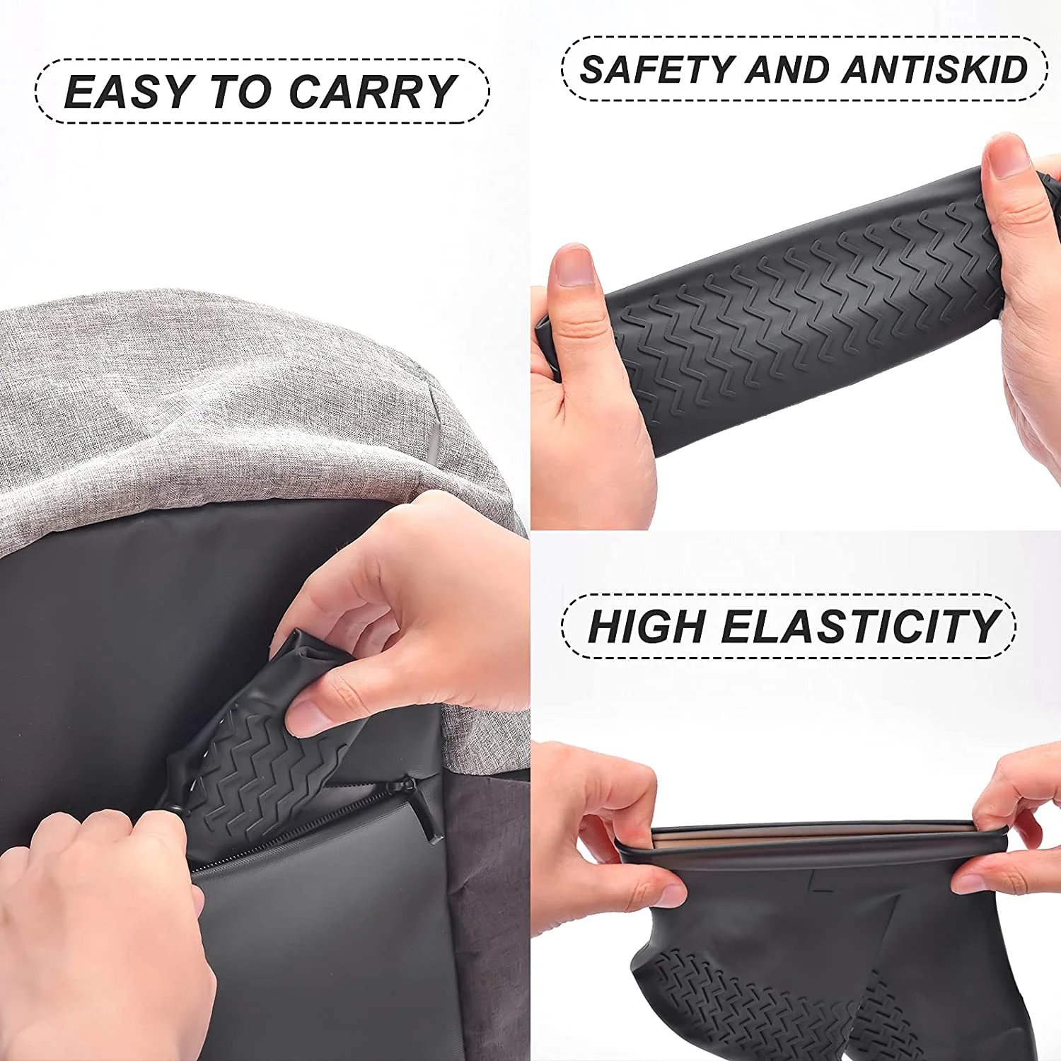 Waterproof  Non Slip Reusable travel shoe cover plastic shoe covers