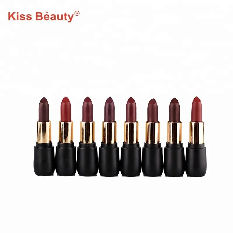 China manufacturer matte pigmented lipsticks matte lipsticks long lasting velvet lipstick private label