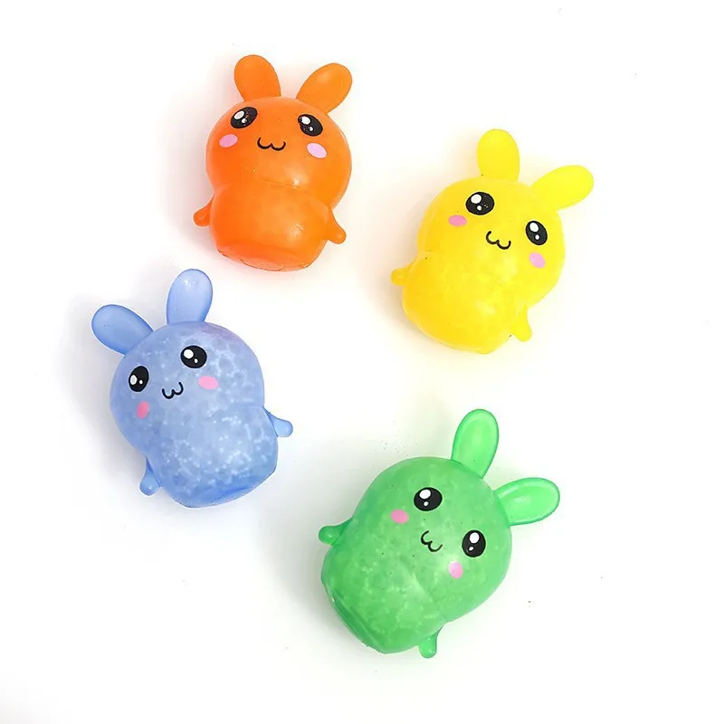 Squishy Kids Adults Stress Fidget Balls Filled With Water Beads To Relax For Easter Bunny Fidget Sensory Toys