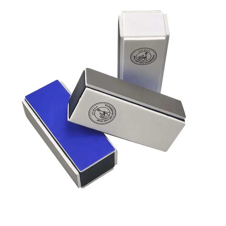 Custom Printed Logo Nail Buffer Block 4-Way EVA with Nail Files and Shiner for Nail Care Direct from Factory