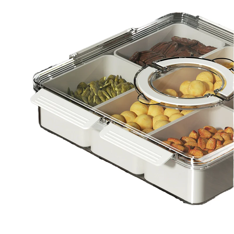 Masterchef 8 Compartment Airtight Lid Plastic Storage Container PET Kitchen Pantry Fruit Food Dispenser Minimalist Back School