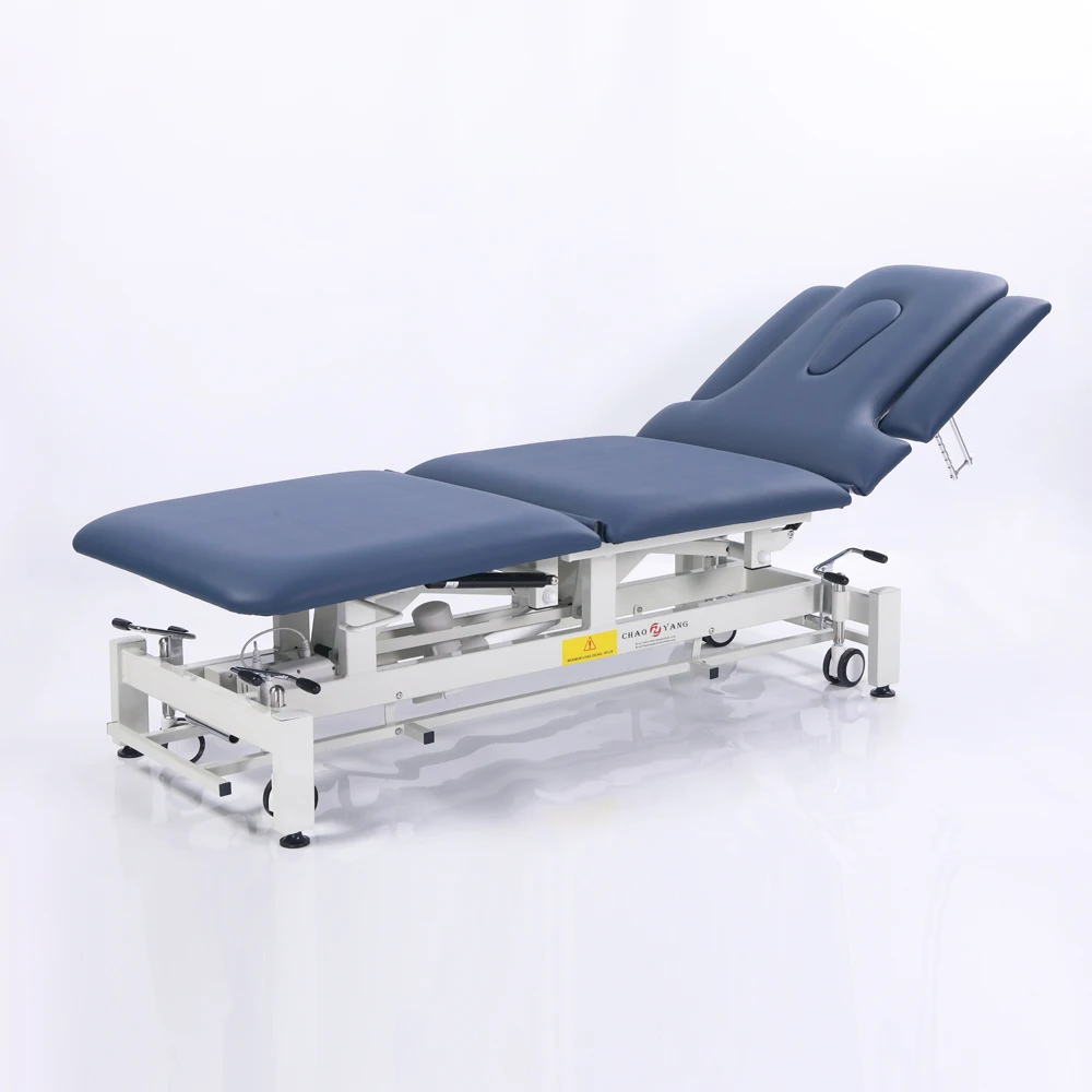 Chiropractic Table 5 Section Electric Physio Bariatric Couch Treatment Couch Physiotherapy Bed for Massage and Examination