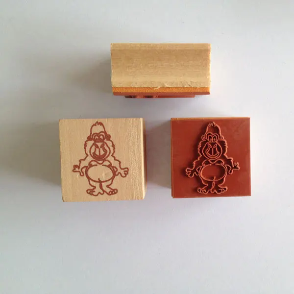 New design factory price Wooden seal stamp