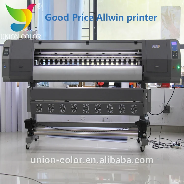 Принтер allwin 1 8 m eco solvent e180s/180s с печатной головкой