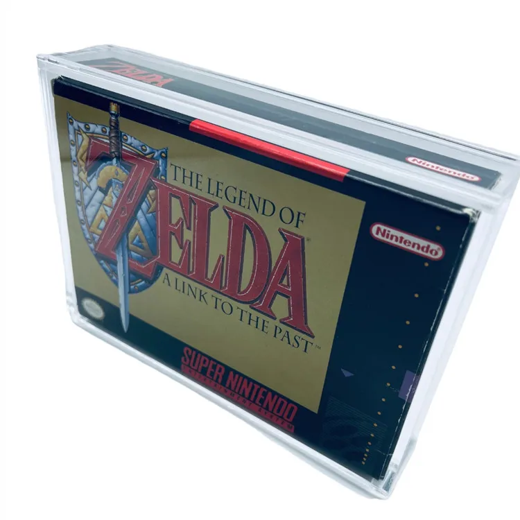 UV Protected Acrylic Nintendo Switch Storage Display Box Plexiglass Video Game Box Nintendo Wii NES Game Boy Acrylic Game Case