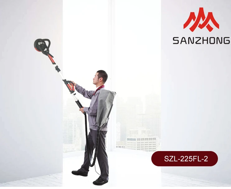 
Drywall Dry wall Electric Sander Folding Design LED Light Drywall Sand Wall Sander with Vacuum Cleaner 