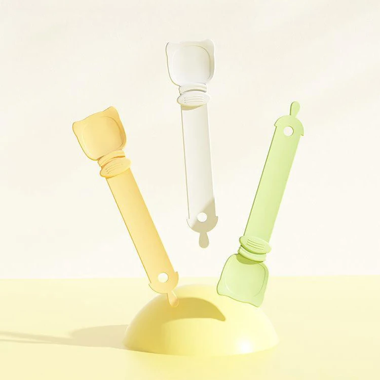 Amaz Hot Selling New Cat Bar Feeder Squeezing Spoon Cat Bar Spoon Snack Cat Feeding Spoon Pet Supplies