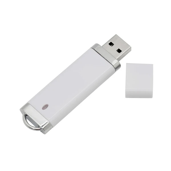  Рекламный пластиковый USB флеш-накопитель в форме зажигалки с брелоком для