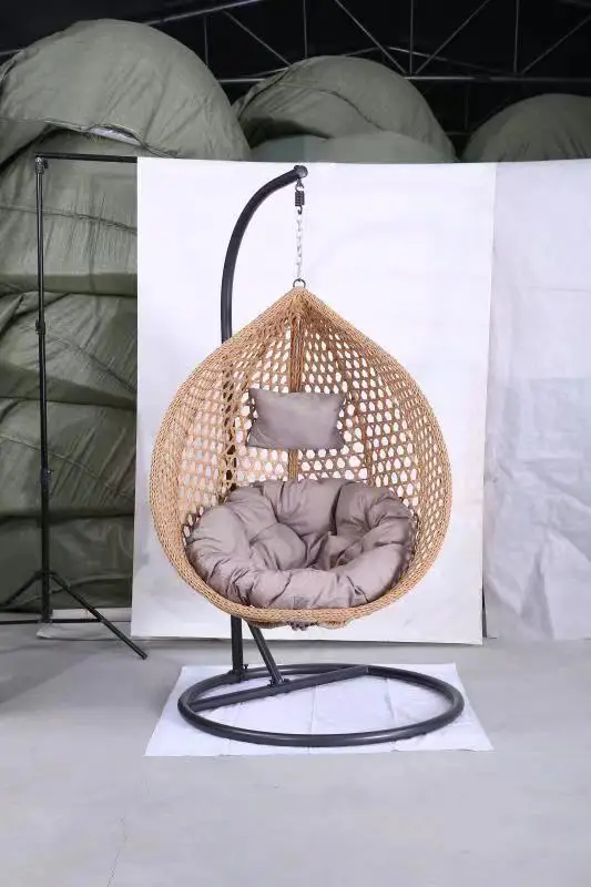 Nordic Mediterranean style improved small volume leisure outdoor courtyard garden swing chair