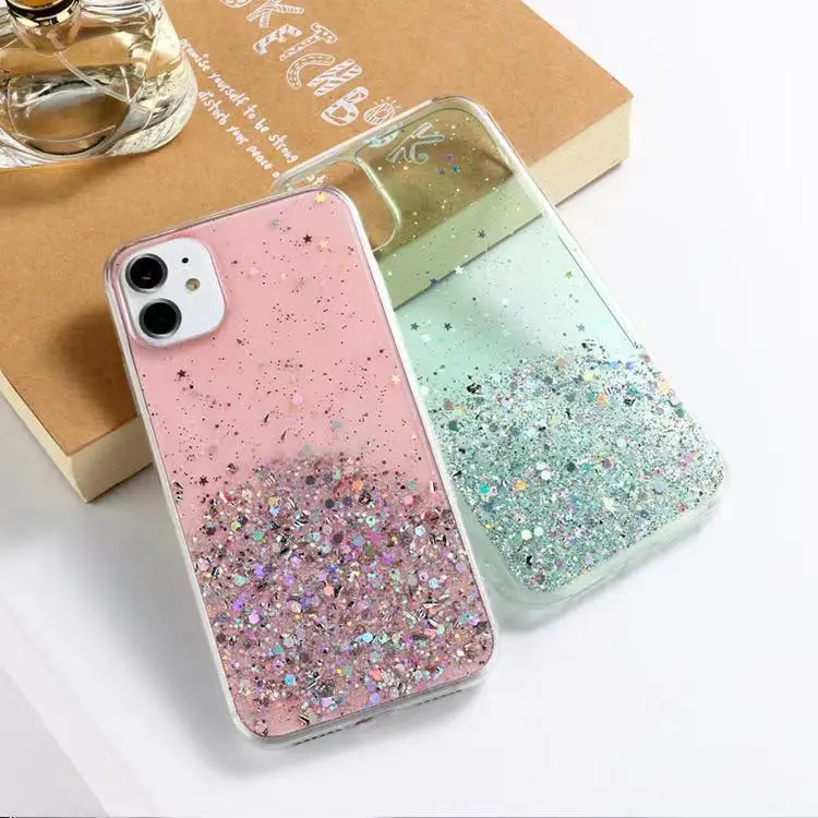 UNIMOR Drop shipping bling bling Luxury Glitter phone case accessories mobile shell case for iphone