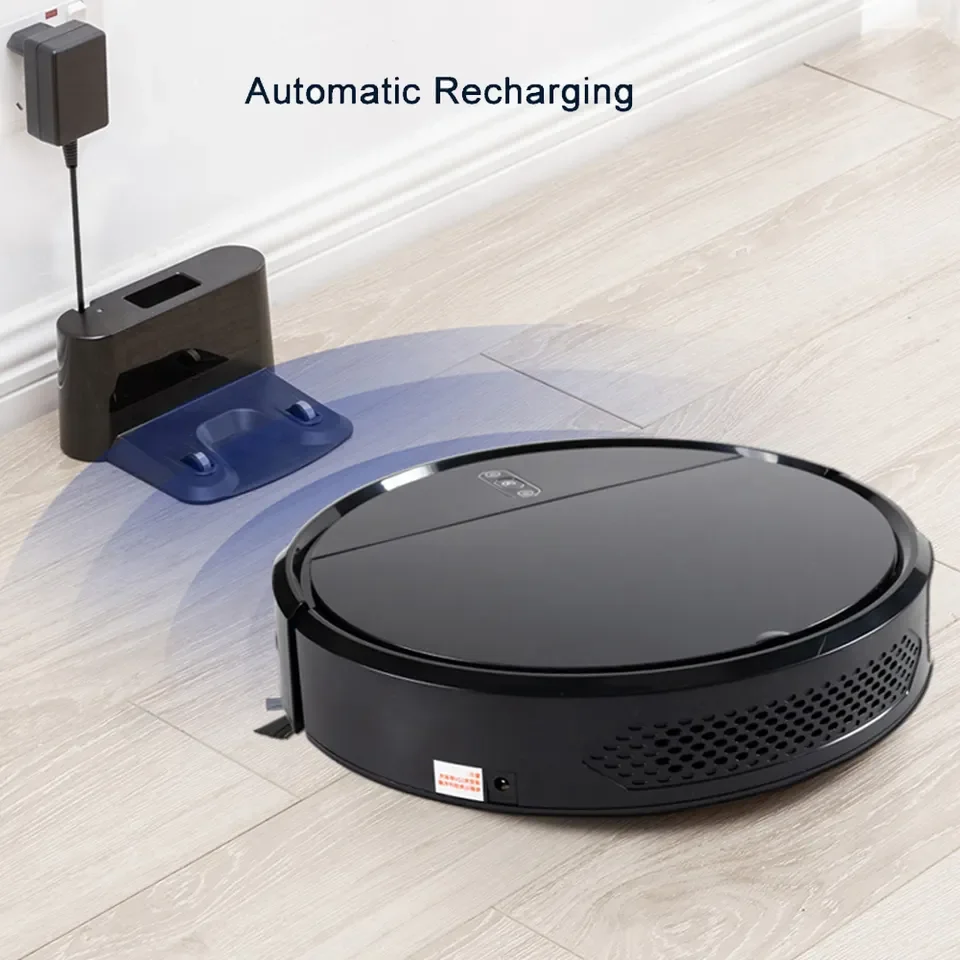 Glomarket Sweeping Robot Vacuum Cleaner 3 In 1 Auto Cleaning APP Control Work With Alexa&Google Assistant