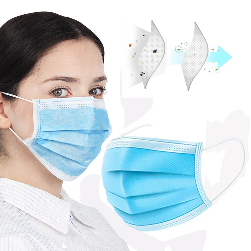 Professional manufacturer with CE ISO certificate 3-layer earring mask Medical surgical mask