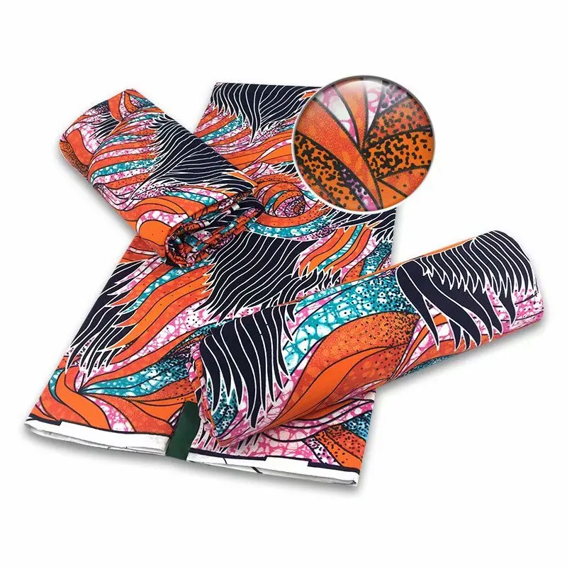 Top quality classics 100% cotton african grand wax ankara gold sand wax exclusive wax fabric