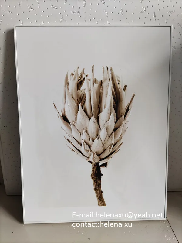 Home Decor Beige Botanical Wall Art Prints Bedroom Living Room Frame wall art