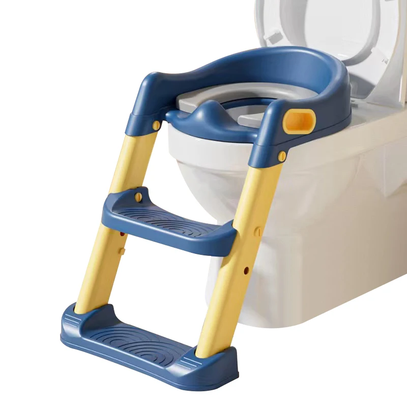 PVC Baby Toilets Ladder For Children Kids Potty training Toilet Seat Chair With  Cover step stool