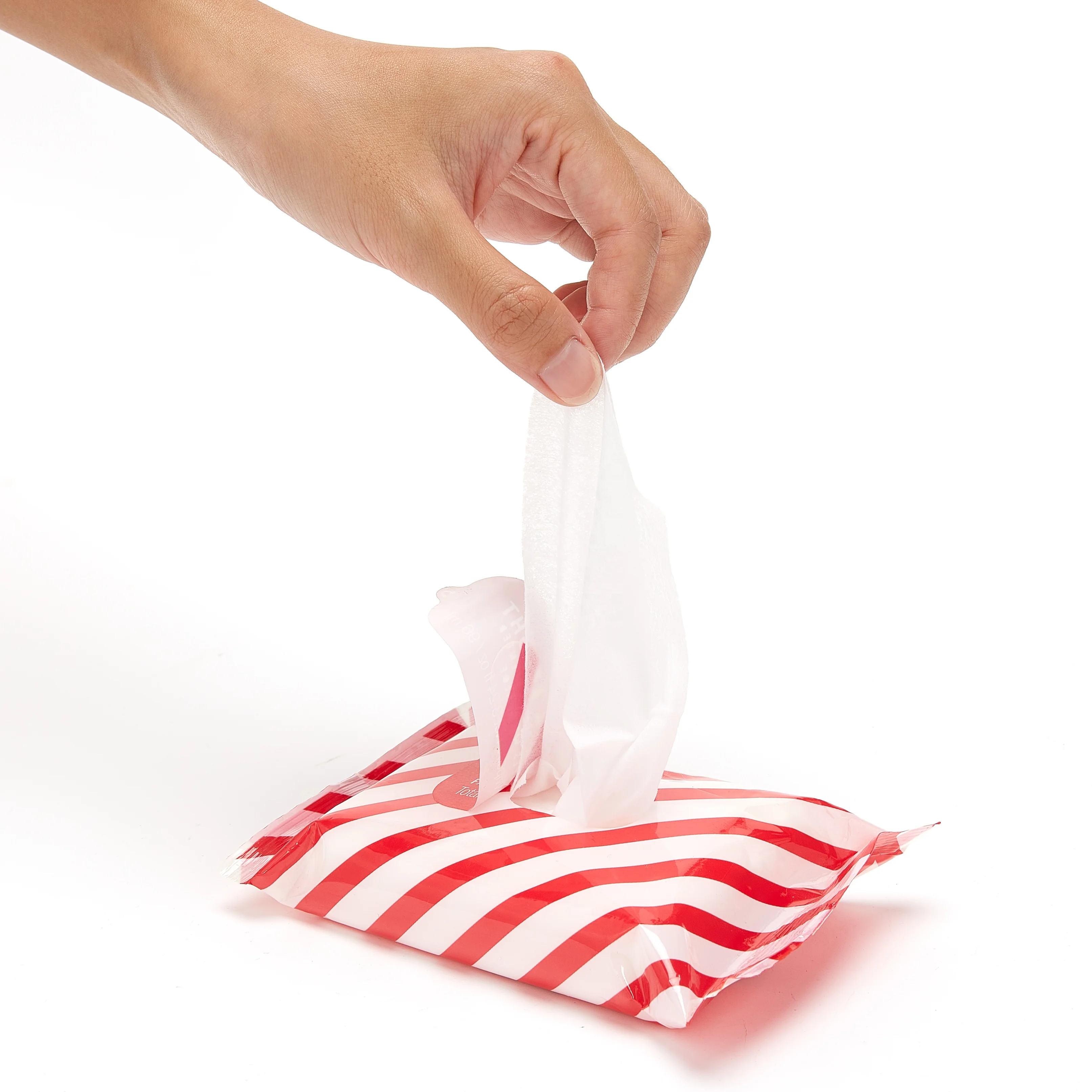 BaoJia adult wipes with aloe adult wet wipes cleansing wet tissues facial 20 wipes organic RoseWater Scented