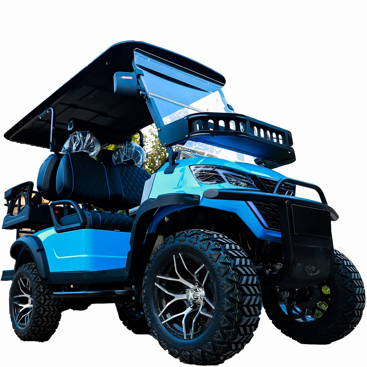 Latest Lifted Off Road 4 Seats Electric Hunting Golf Cart For Sale