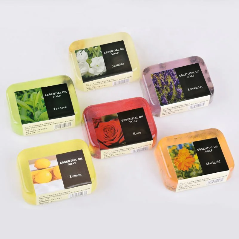Factory Price Manufacturer Supplier Clean Bath Rose Jasmine Lavender Essential Oil Soap