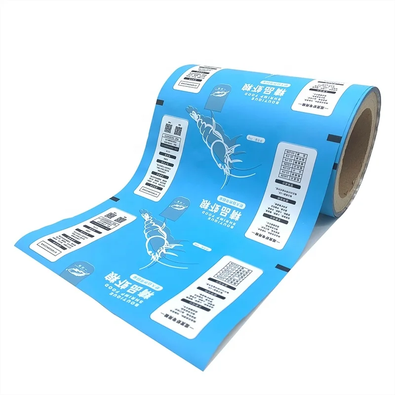 Edible Food Packaging Film Filling Pet Treat Food Bag Pouch Aluminum Foil Lined Sachet Packaging Film Plastic Roll Film