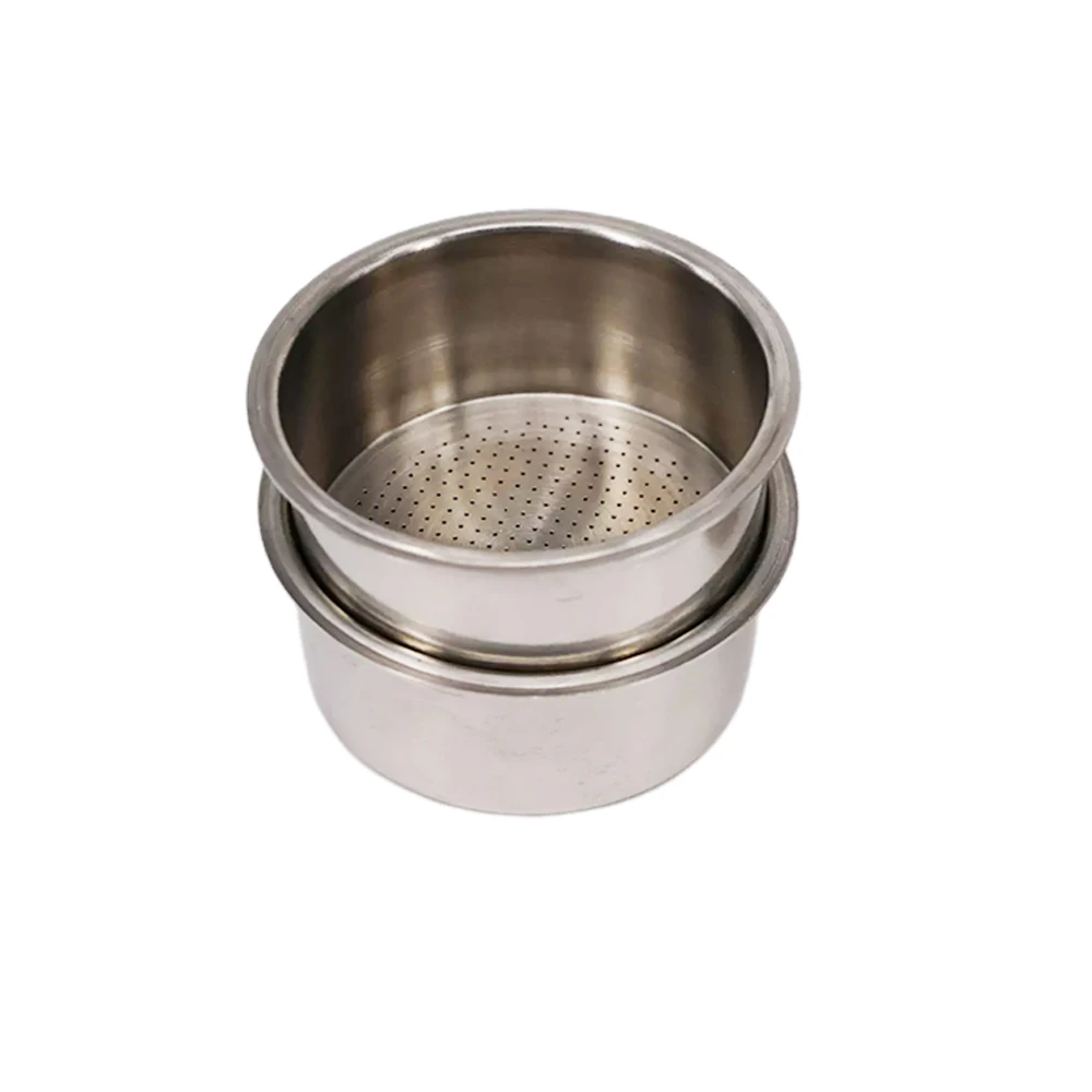 Stainless Steel Single Layer 51mm 2Cup High Pressure Coffee Machine Filter Porous Accessories Double Cup