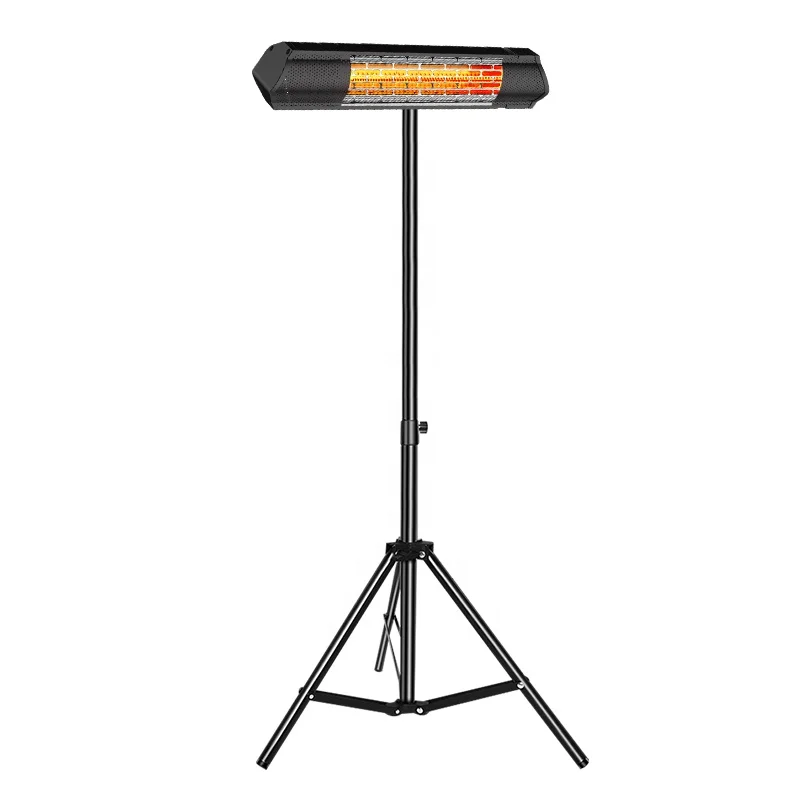 2000w Electric Modern Stand Alone Heater Patio Heater Electric Heater With Waterproof Ip65