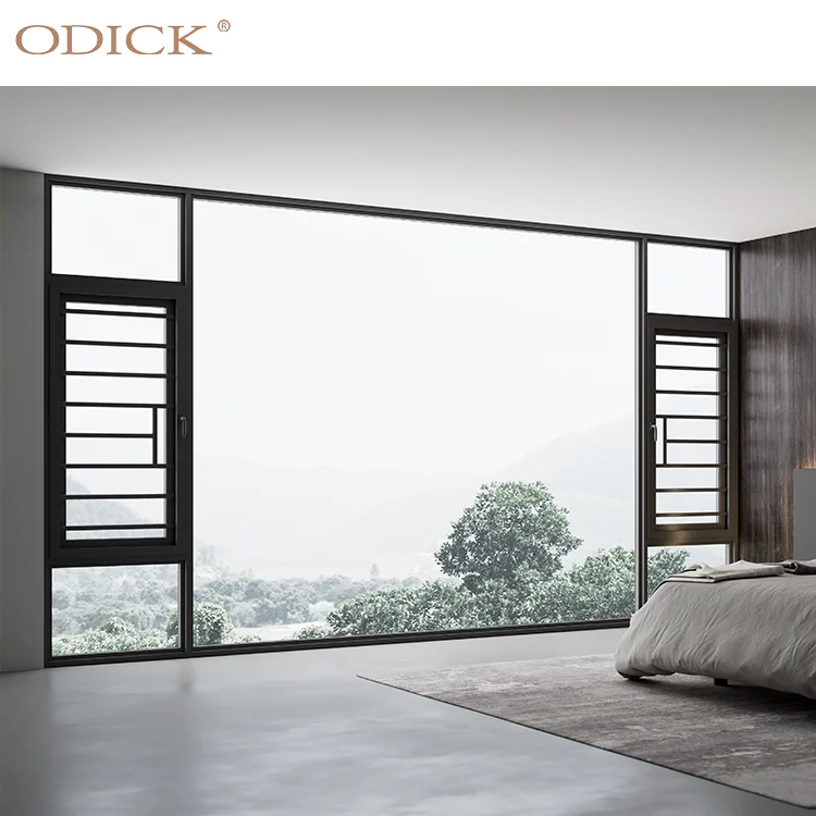 Australia Standard Seamless Welded New Processing Technology Modern Aluminium alloy Window Casement Window