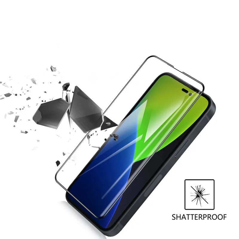 Простое применение Защитное стекло для iphone 13 чехол дружественное защита экрана высокое качество мобильного телефона