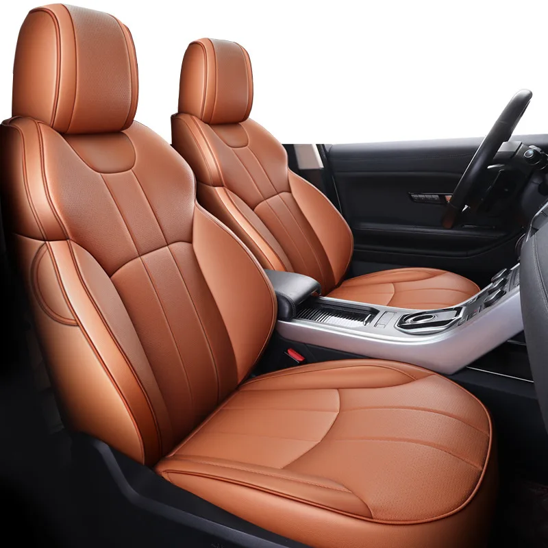 Hot Sale Leather Original luxury Custom auto Car Seat Covers full set universal design for toyota