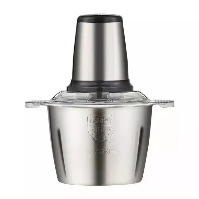Electric Food Processor Vegetable Chopper Elechomes High Capacity 8-Cup Blender Grinder for Meat  Onion Powerful 300W Motor