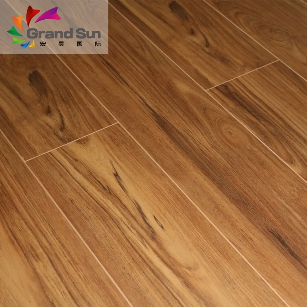 Simple Color Flooring laminate 2216 Ac4 HDF Water Resistance Parquet With Best Price