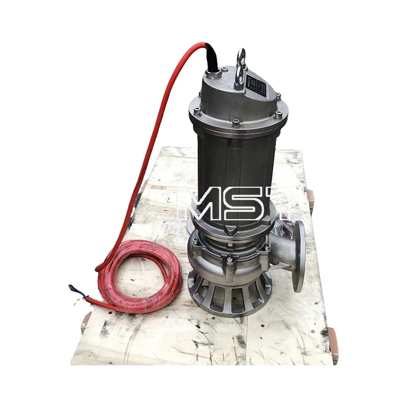 Коррозионно-стойкий насос из нержавеющей стали Ss316 с высокой головкой 210 м погружной канализационный