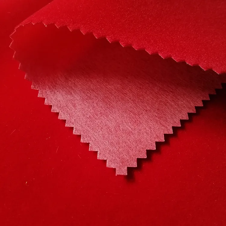 GRS Flocking Cloth Glasses case Jewelry case Packaging Fabric Background Cabinet Fabric Non-woven Fabric Renewable Textiles