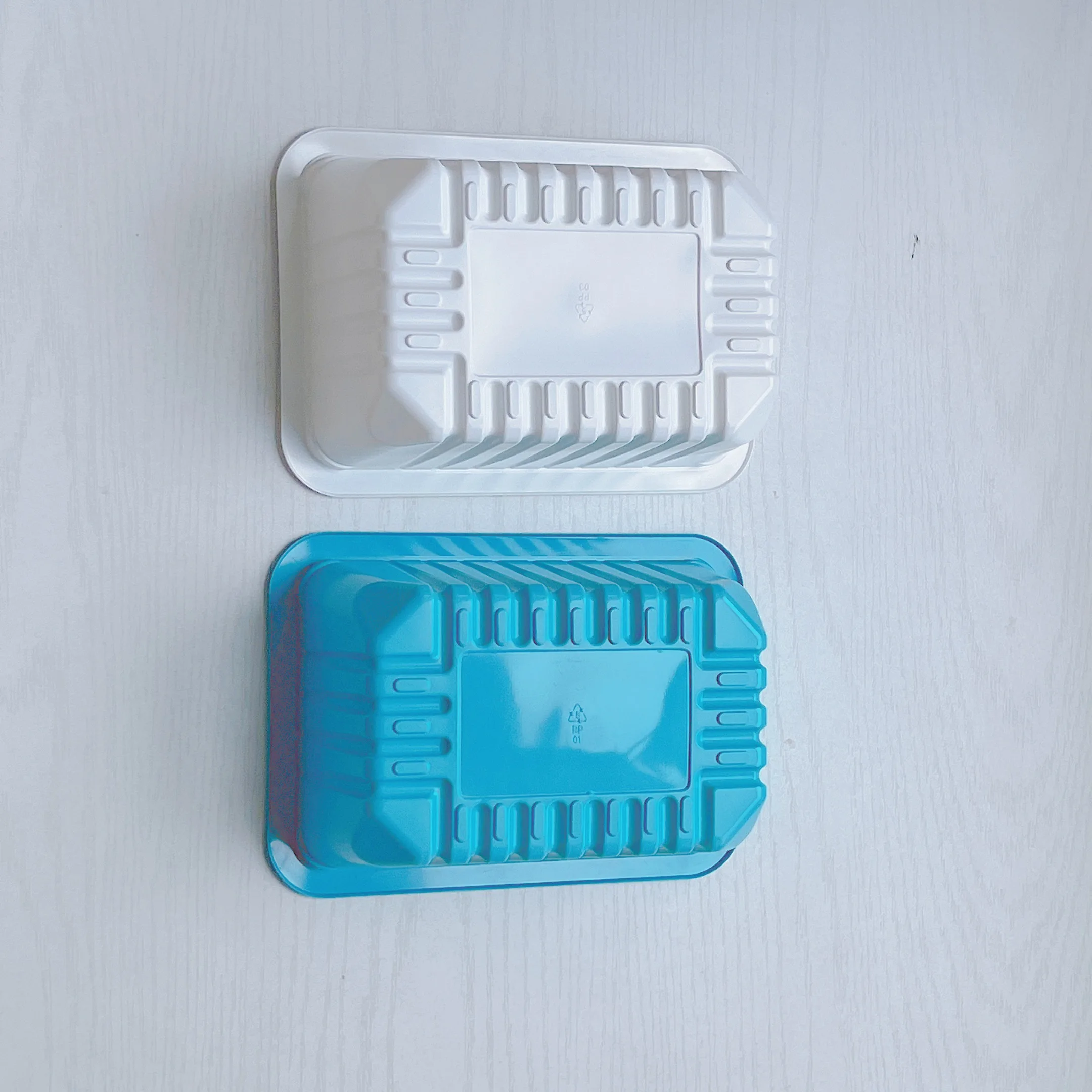 Plastic Disposable Food Separator Meat Tray for Salad Vegetables Fruits Beef