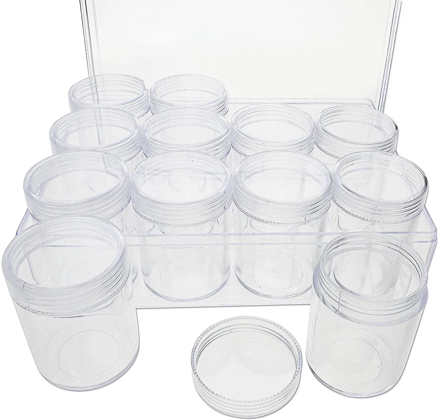 Hot sale quality guaranteed transparent bead container storage boxes